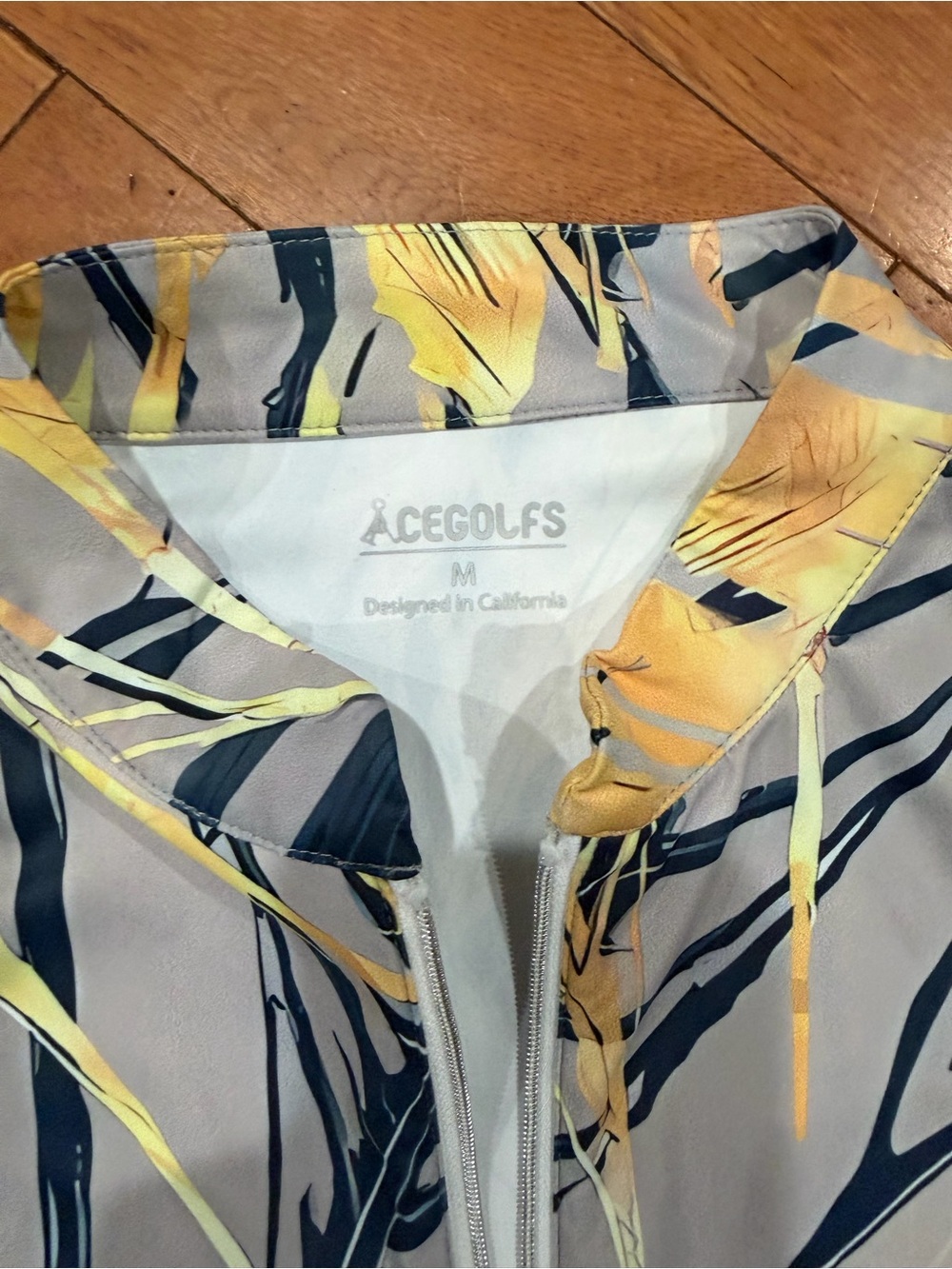 ACEGolfs Botanical Energy Sleeveless Golf Dress Yellow
